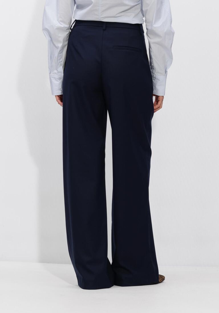 donkerblauwe gestuz wijde broek gzpaula mw pants