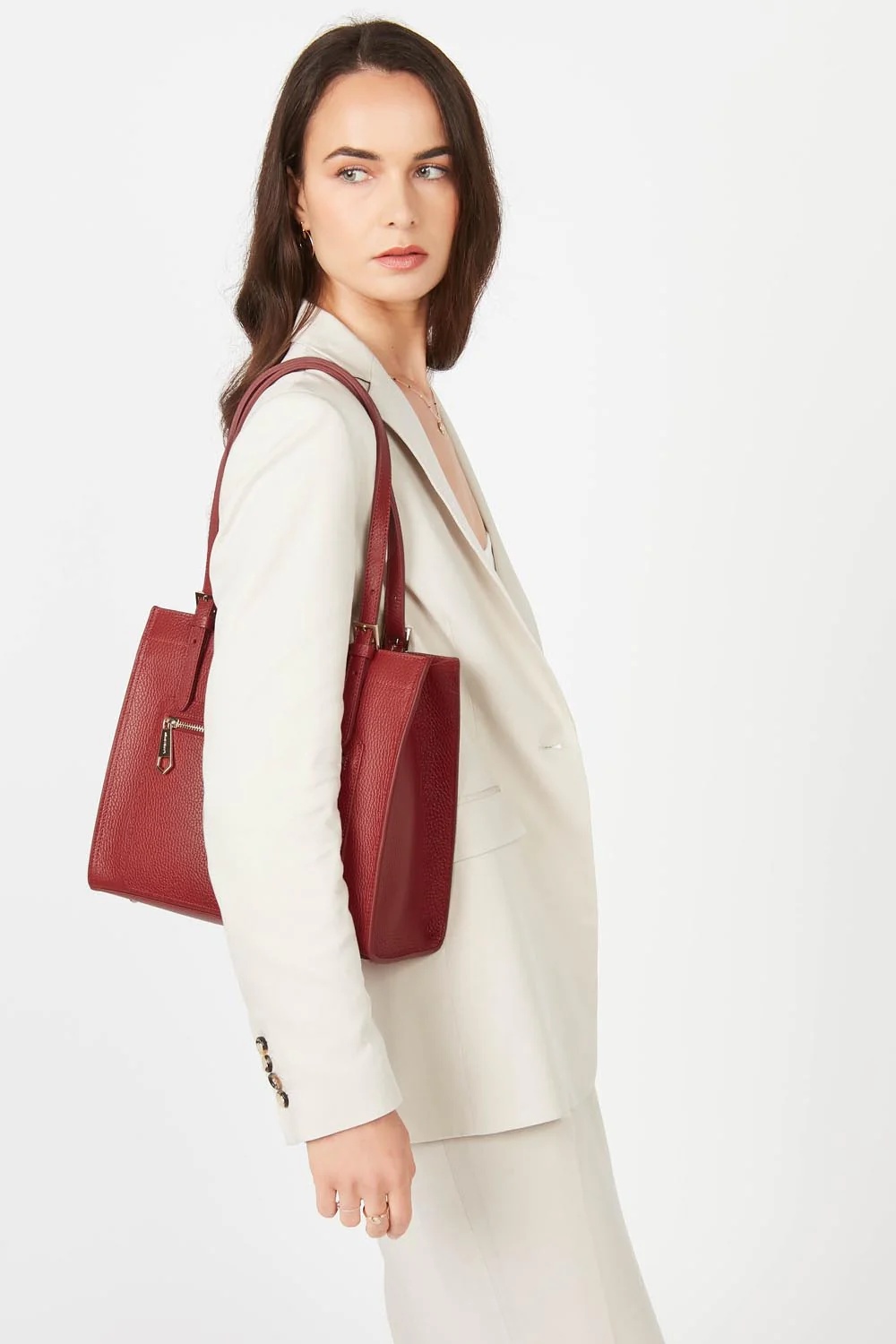 Foulonné Double-Sac cabas épaule