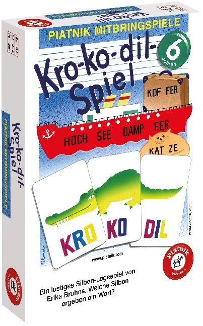 Piatnik Mitbringspiele - Kro-ko-dil-Spiel (Kartenspiel)