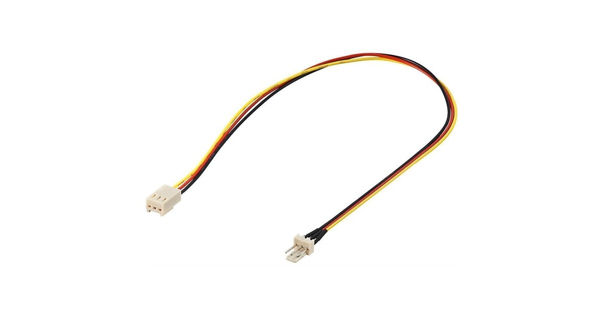 goobay3-Pin verlengkabel, 30 cm