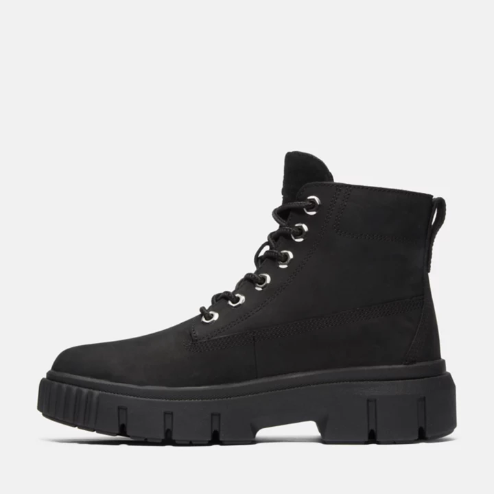 Bottine en cuir Greyfield pour femme en noir