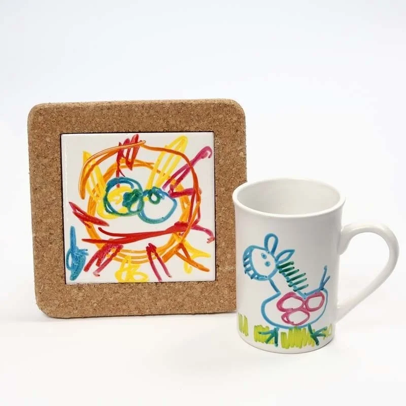 Glas- og porcelænstusch 6 stk. - Suppleringsfarver