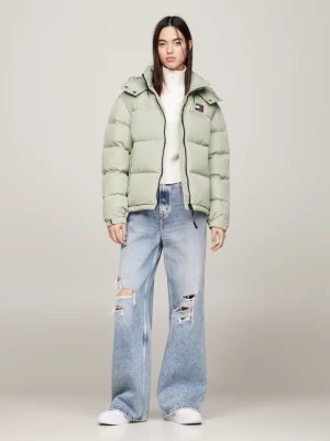 Jaqueta puffer Alaska com capuz