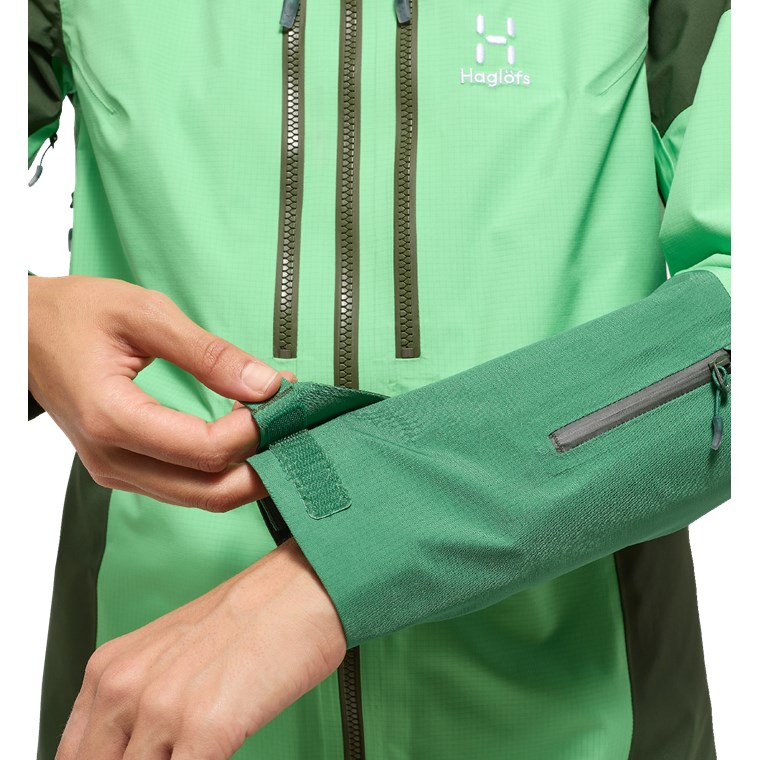 Haglöfs Spitz GTX Pro Jacket Women Mint Stone/Seaweed Green