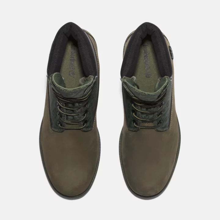 Bota Timberland Heritage de 6 polegadas para homem na cor verde.