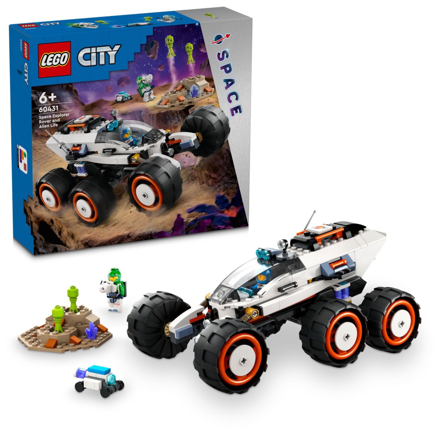 LEGO® City Weltraum-Rover mit Ausserirdischen (60431)