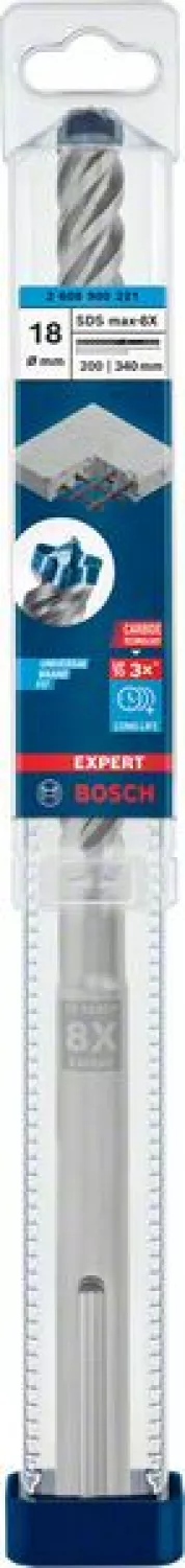 Bosch 2608900221 EXPERT Hamerboor SDS Max-8X - 18x200x340mm