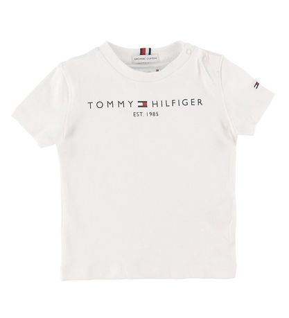 Tommy Hilfiger T-Shirt - Essential - Organic - Weiß