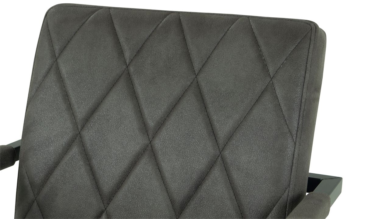 Eetstoel antraciet UK-30.248 Denmark B55 x D55 x H85 cm