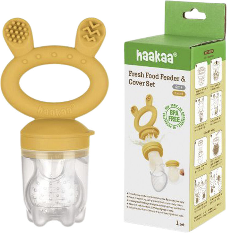 Haakaa Food Feeder Mustard
