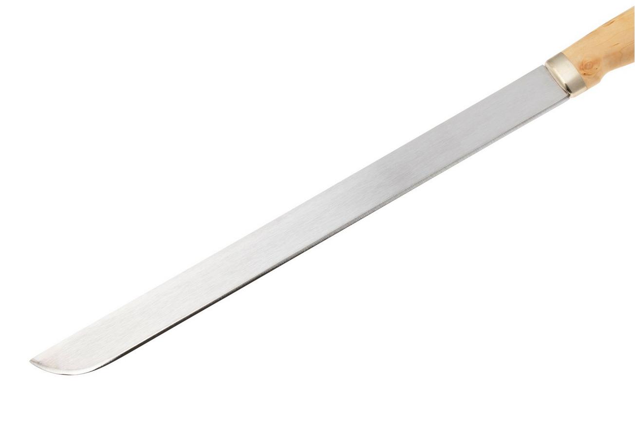 Marttiini Lapp 280015 Stainless, Curly Birch, vaststaand mes