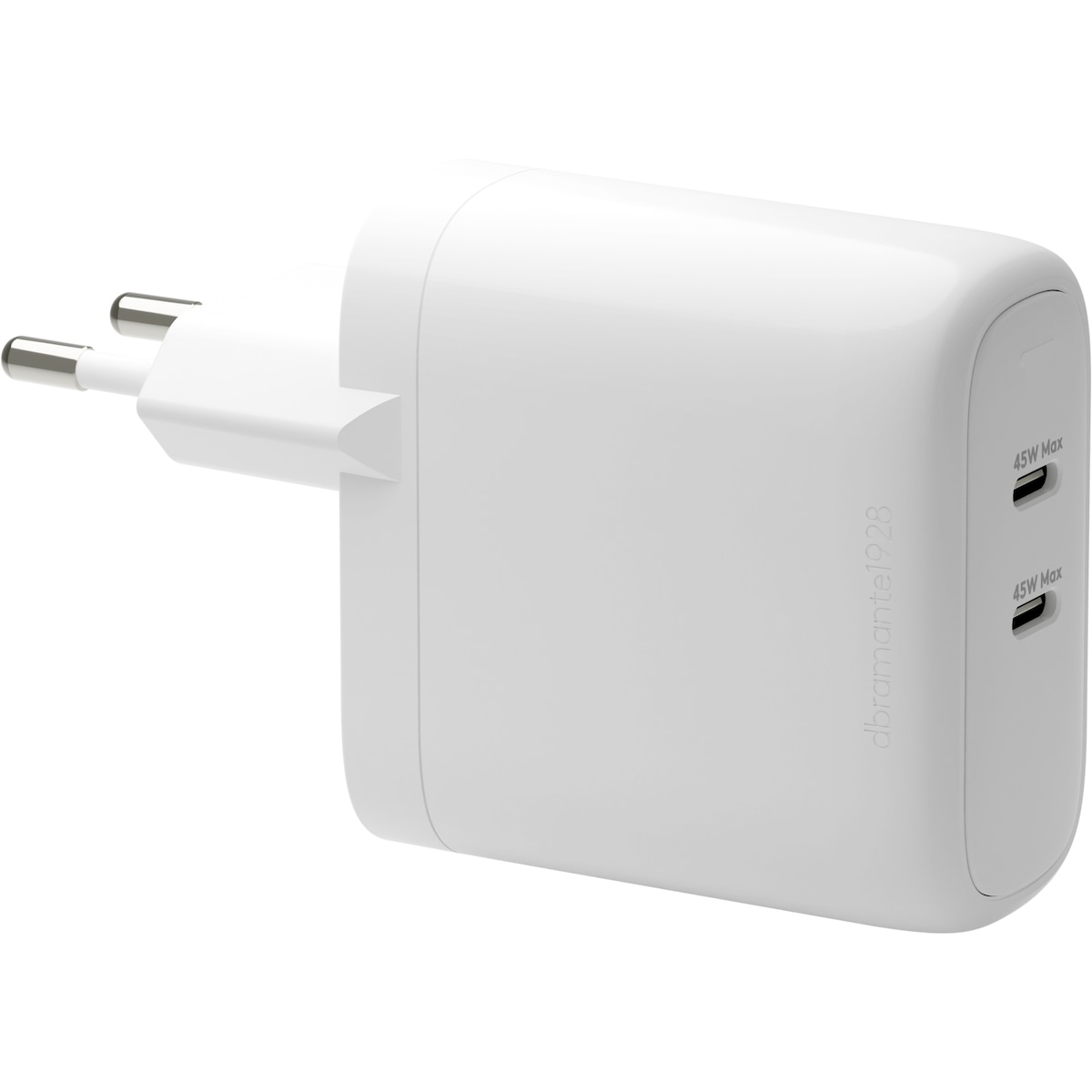Dbramante1928 2x45W USB-C vegglader (hvit)
