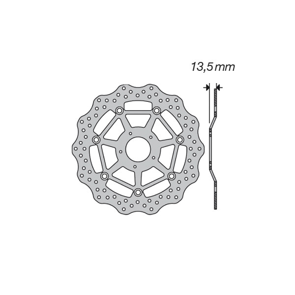 France Equipement - Disque de frein FE.FL93503V