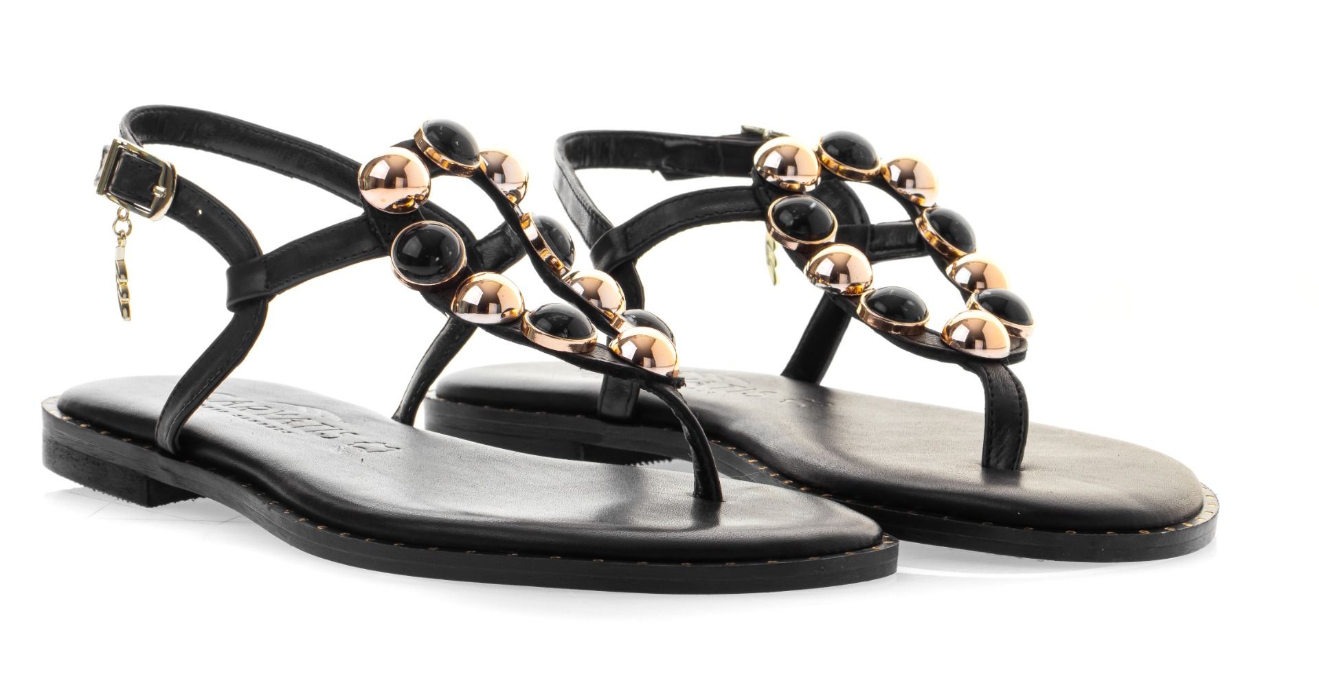 Caryatis Leather Sandals