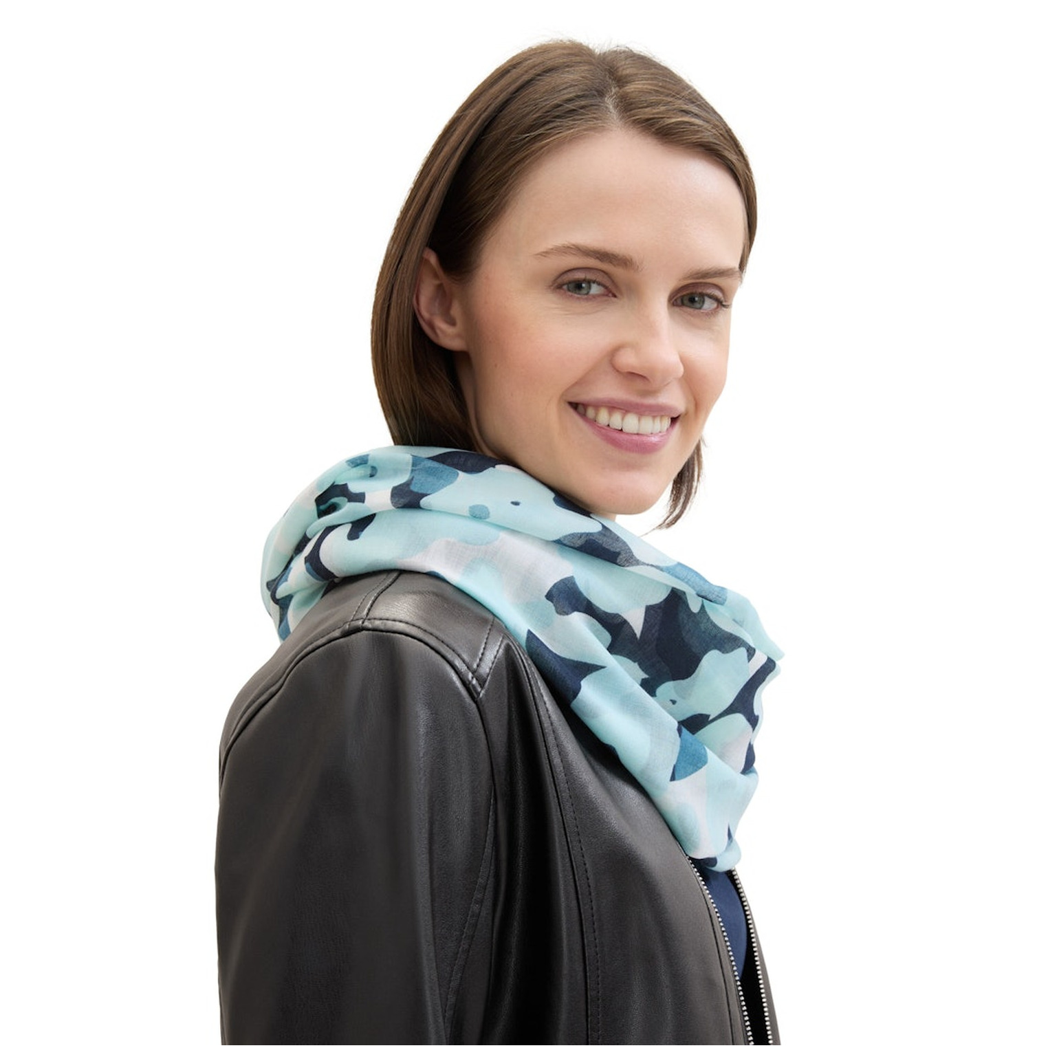 Tom Tailor Printed loop scarf