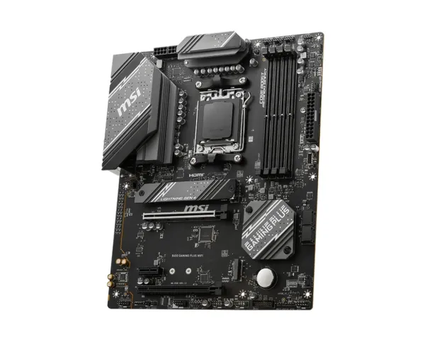 MSI - Bundkort - ATX - Socket AM5 - AMD B650 Chipset - USB 3.2 Gen 1, USB-C 3.2 Gen2, USB 3.2 Gen 2, USB-C 3.2 Gen 2x2 - 2.5 Gigabit LAN, Wi-Fi 6E, Bluetooth - onboard grafik (CPU påkrævet) - HD Audio (8-kanaler)
