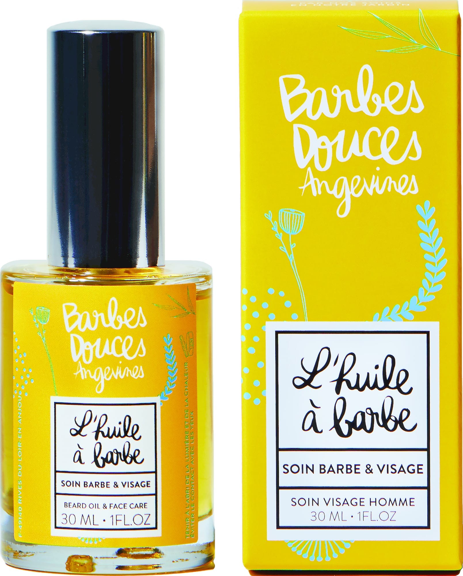 Douces Angevines  Barbes Douces Bartöl, 30 ml