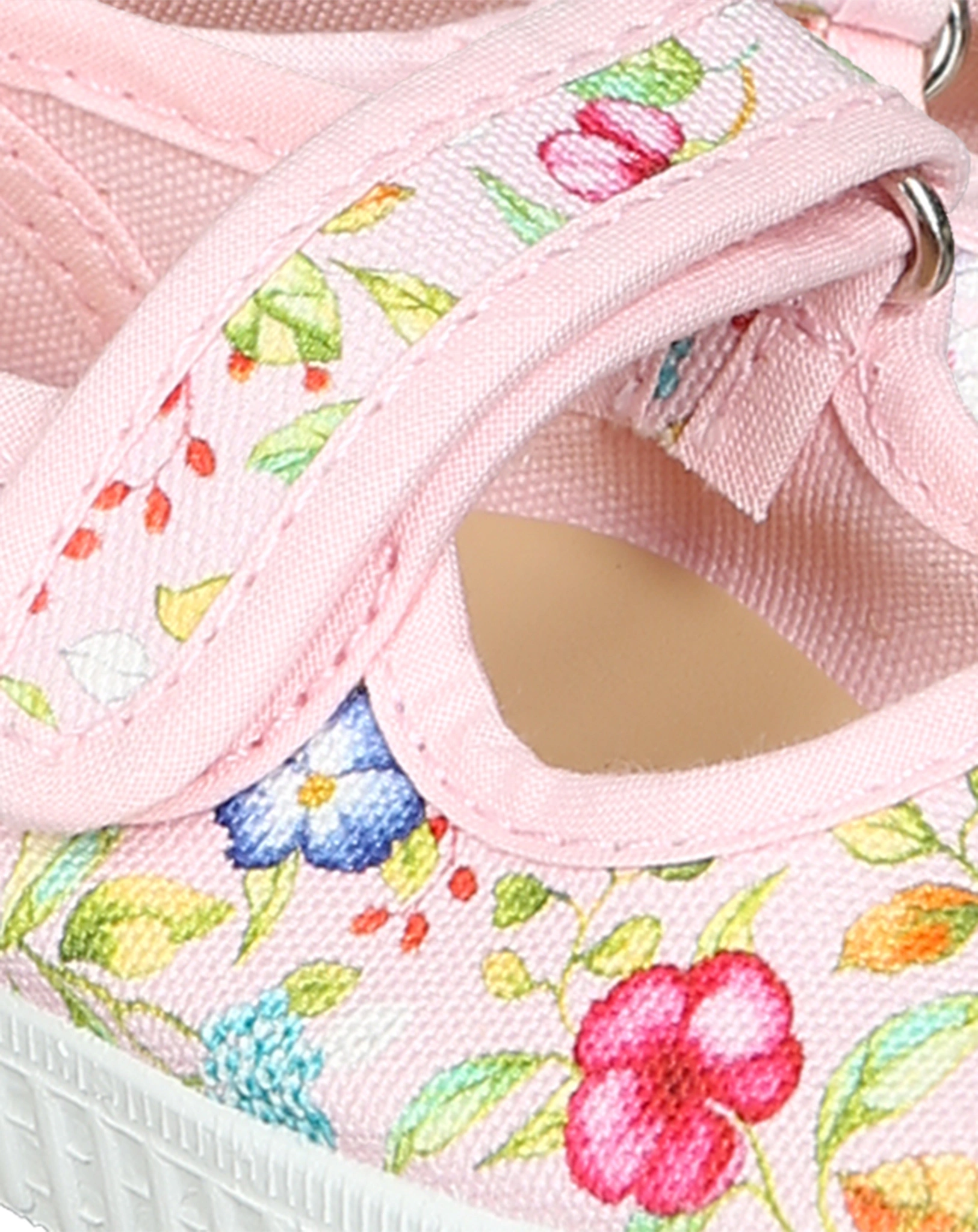 Canvas-Spangenschuhe FLOR MULTI in rosa