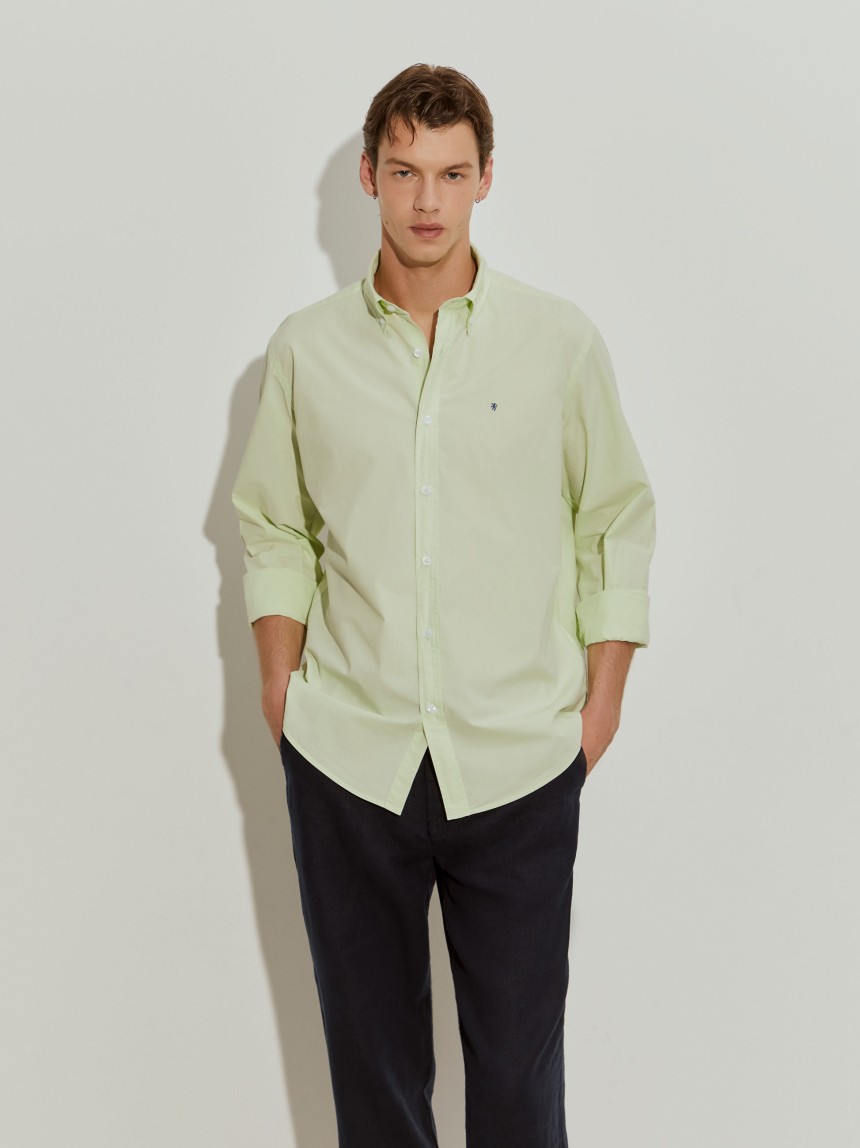 Camisa de algodão regular fit