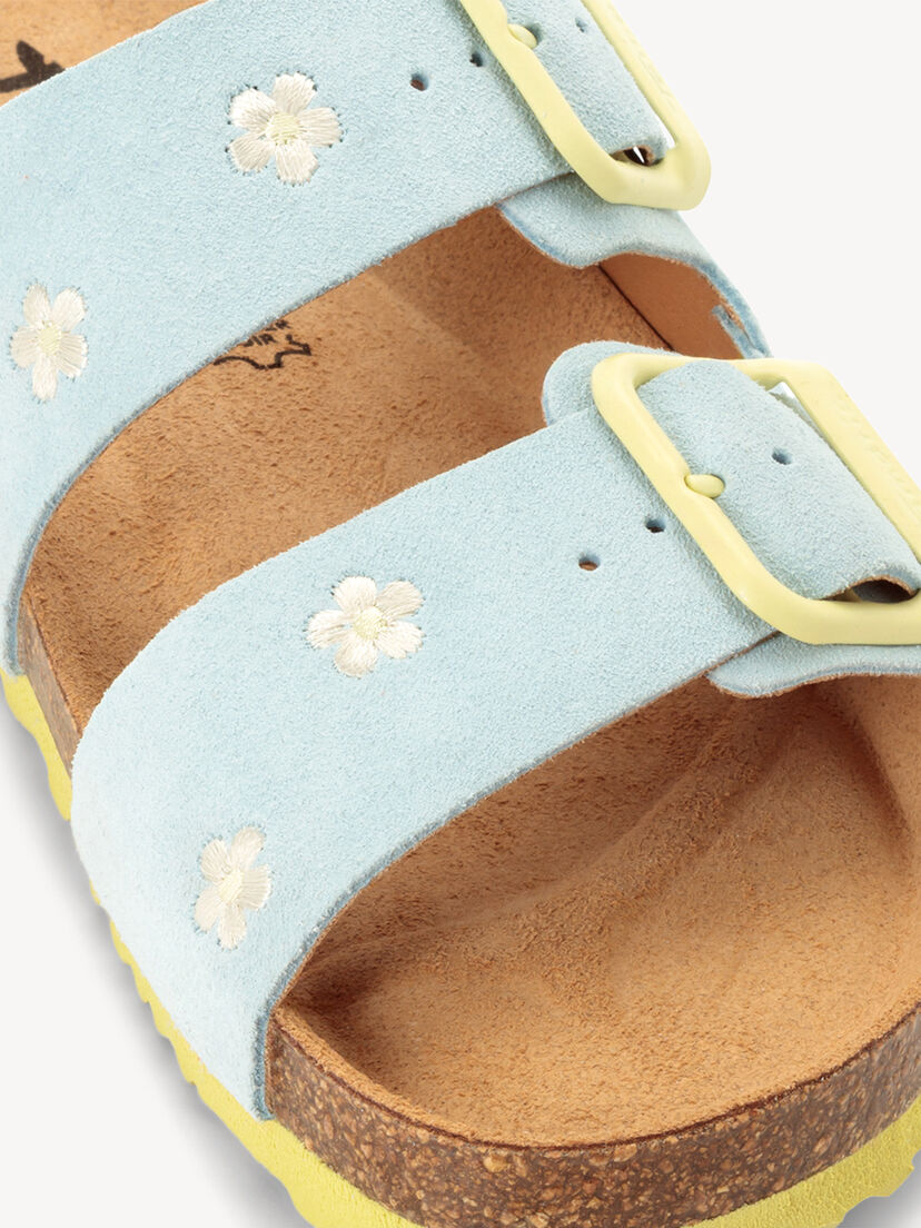 Leren Slipper - blauw