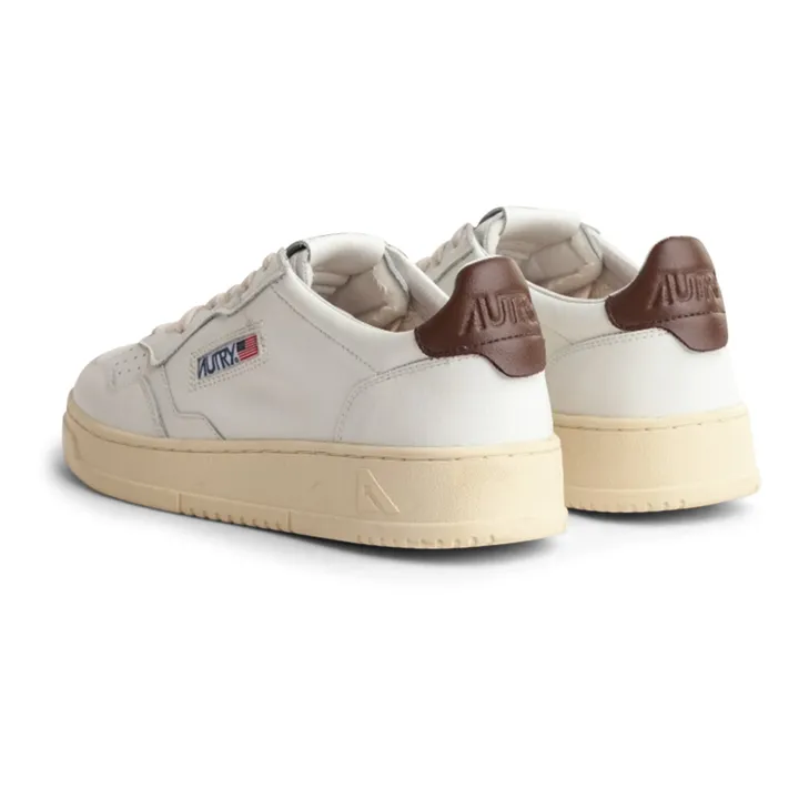 Autry Baskets Medalist Low Cuir | Brun