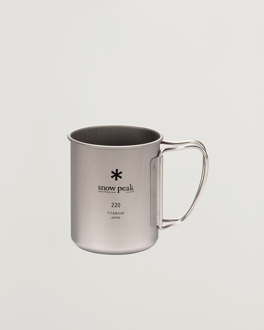 Snow Peak Single Wall Mug 220 Titanium