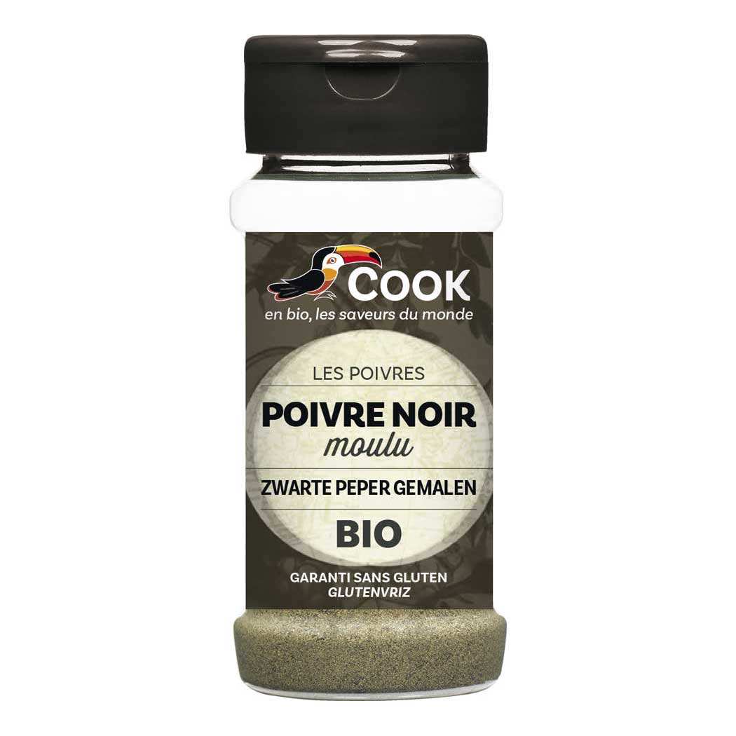 Poivre noir moulu bio