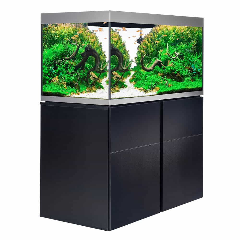 Kit para aquário Fluval Siena de 272 litros, preto
