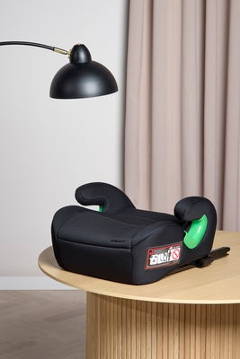Beemoo Raise 2 i-Size Beltepute ISOFIX inkl. Beemoo Deluxe Sparketrekk med Oppbevaring, Black Stone