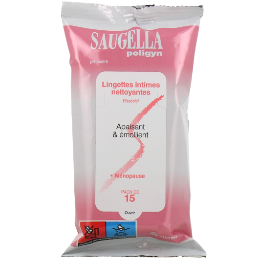 Lingettes intimes Saugella Poligyn