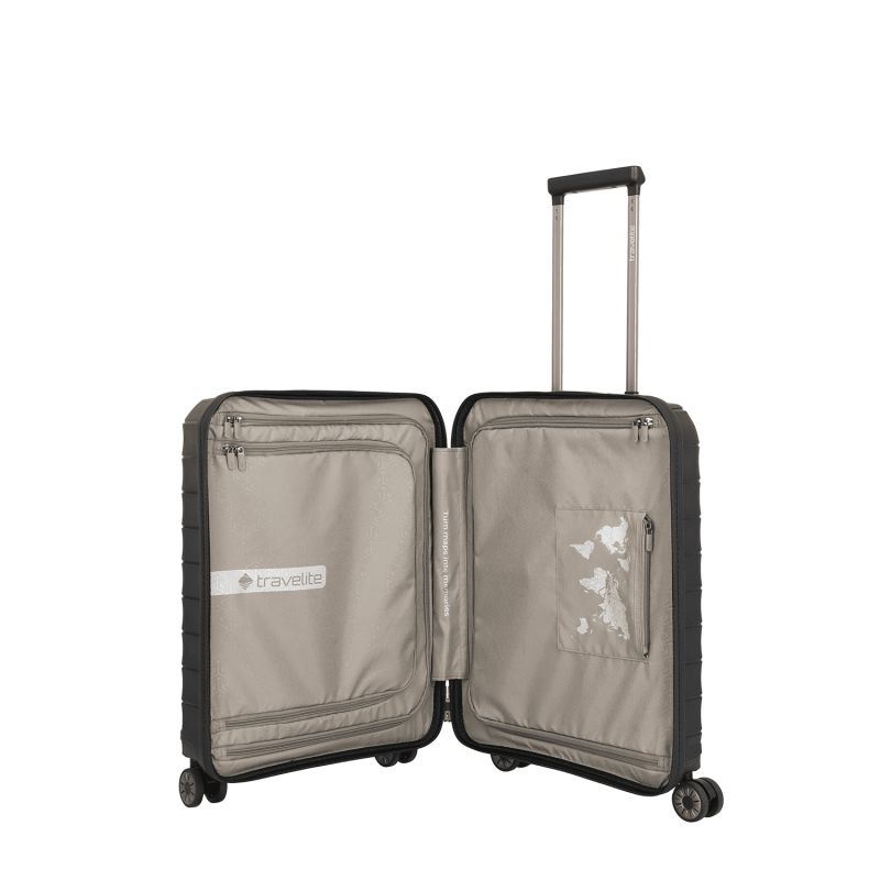 Valise cabine rigide Mooby 55 cm Noir