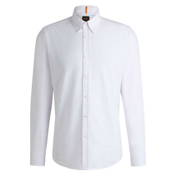 Boss Camisa De Manga Comprida Rickert M 10260292 White L