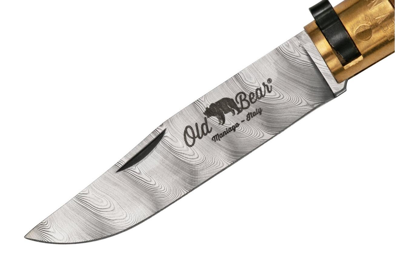 Old Bear Classical Olive M, Damascus DS93X, 9305-19-LU zakmes