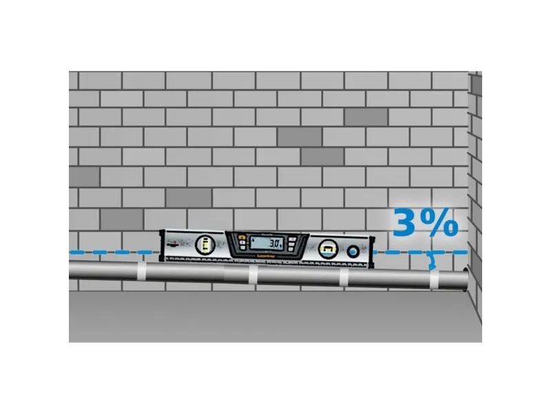 Laserliner DigiLevel Pro 80, 0,8 m, Grå, 0,5 mm, LCD, AAA, 1,5 V