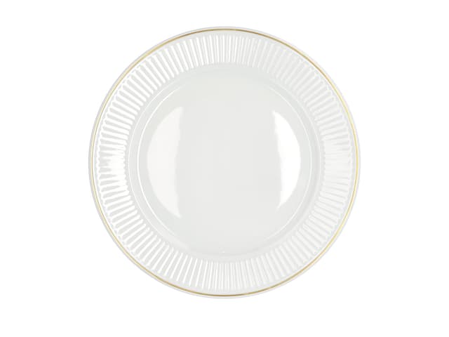 Pillivuyt Tallerken flad White/Matte gold
