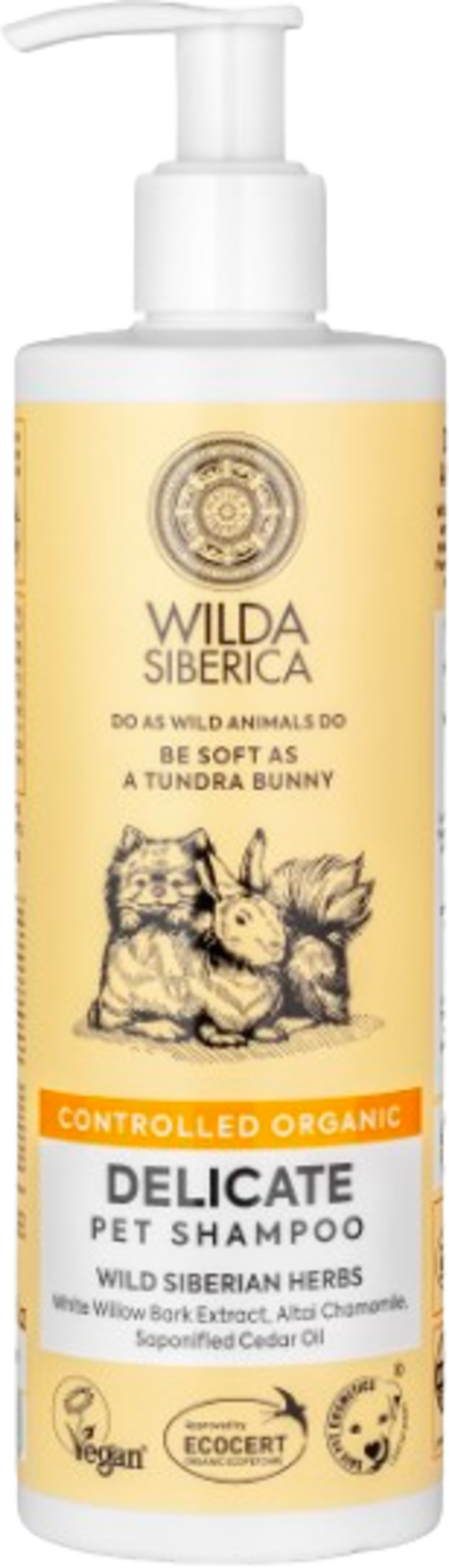 WILDA SIBERICA  Delicate Pet Shampoo, 400 ml