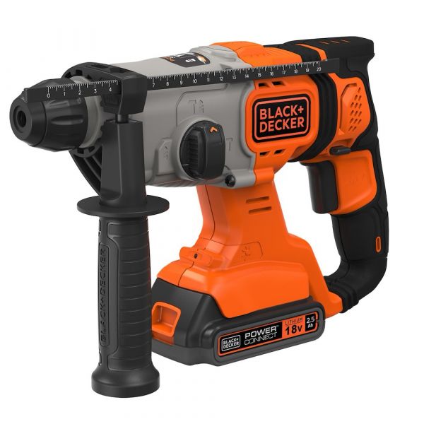 Black Decker Martelo Combinado 18V 2,5Ah BCD900E2K-QW
