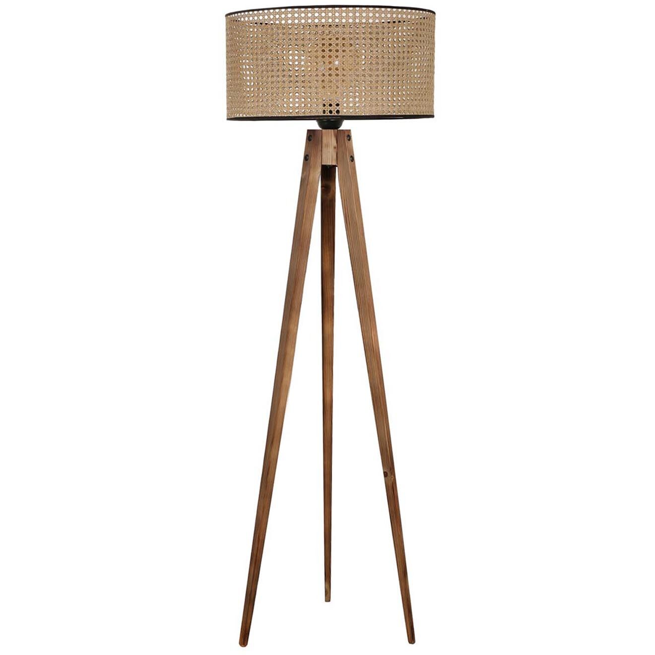Conceptum Hypnose Lampadaire Tripod marron - D.50x153 cm