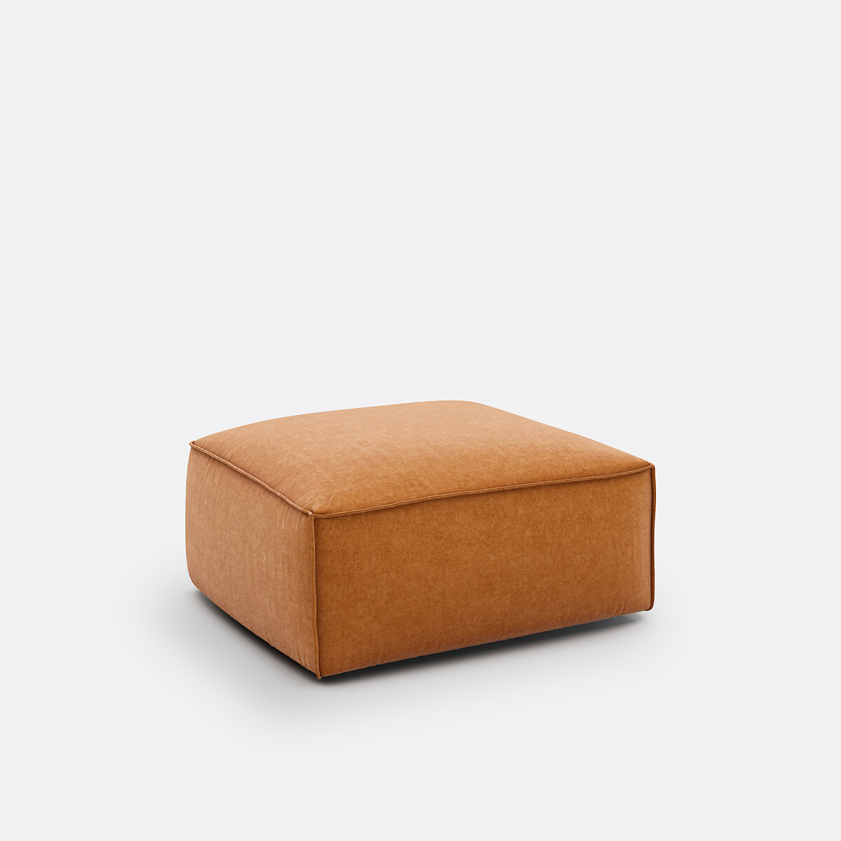LA REDOUTE INTERIORS<br>Puf modular de veludo texturizado, Seven