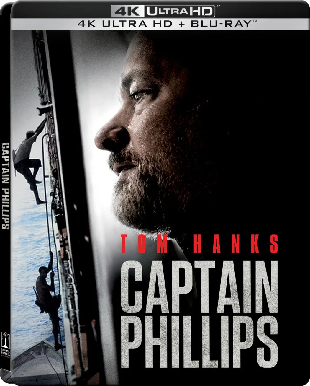 Capitaine Phillips Édition Limitée Steelbook (1 Blu-ray UHD 4K   1 Blu-ray) Disques Blu-ray films