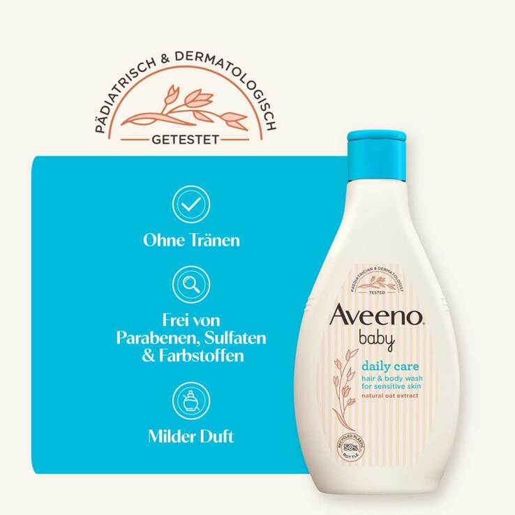 Aveeno baby daily care seifenfrei Duschgel & Shampoo, 250 ml