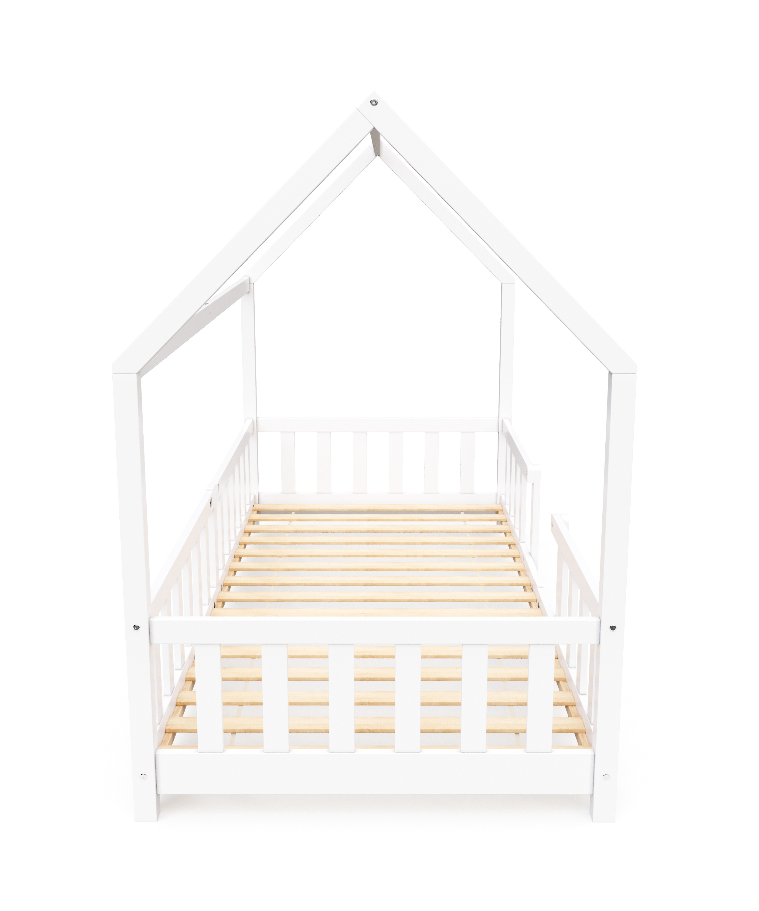 Kinderbett MAISON 90 x 200 cm weiss