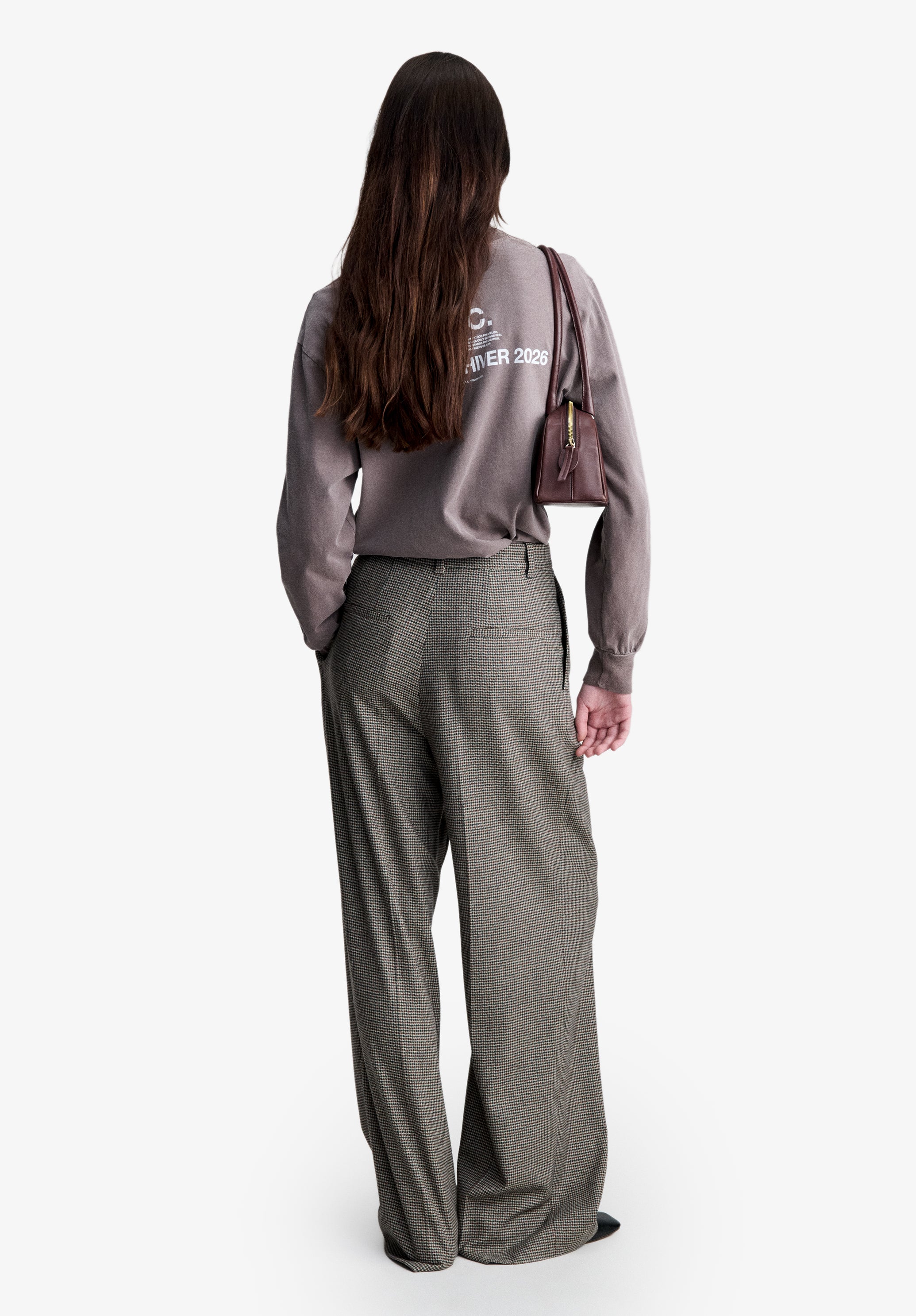T-Shirt manches longues A.P.C. Hiver 26 marron noisette - Noisette
