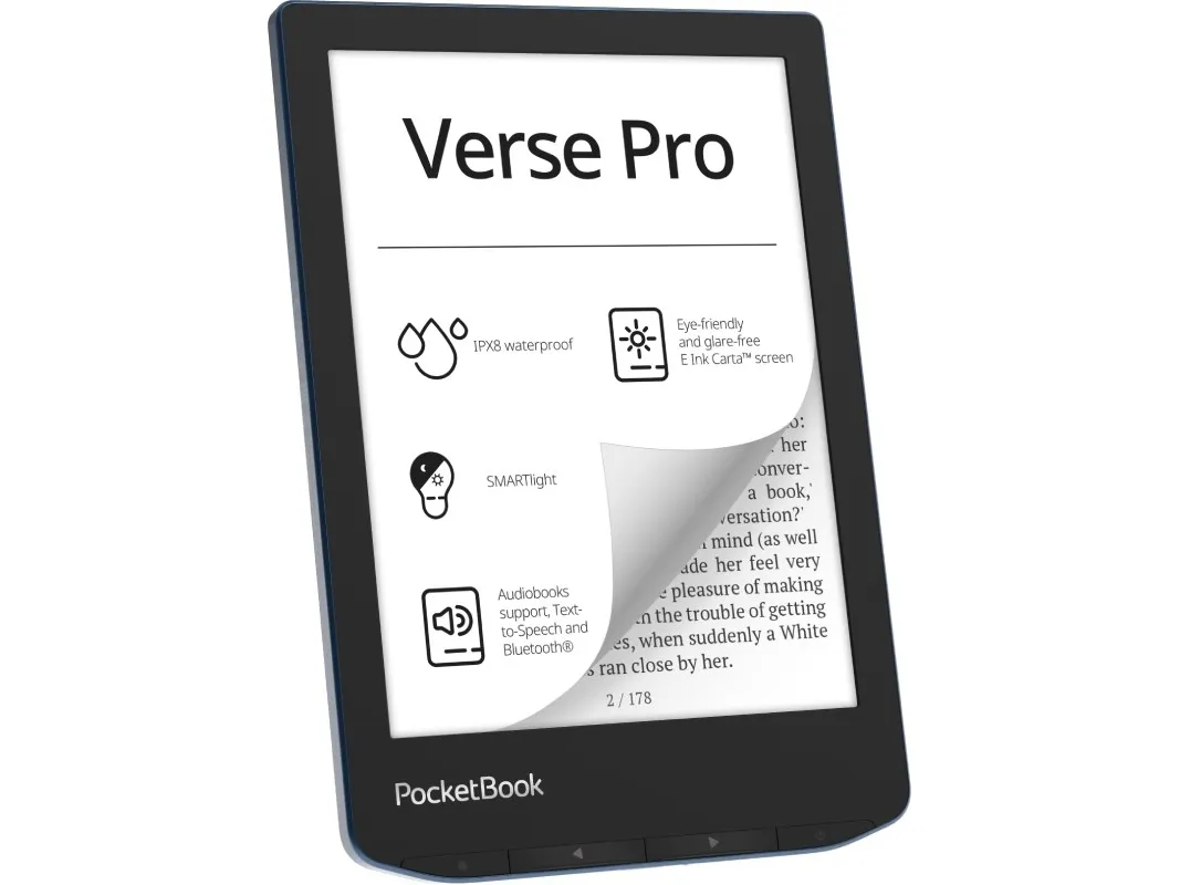 PocketBook Verse PRO - eBook læser - Linux 3.10.65 - 16 GB - 6