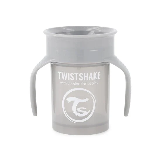 Tasse d'apprentissage 360°   Gris        230 ml   de               Twistshake