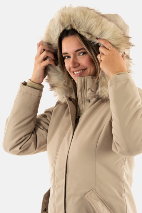 Blousons et vestes only 15300633 trench coat nature fur