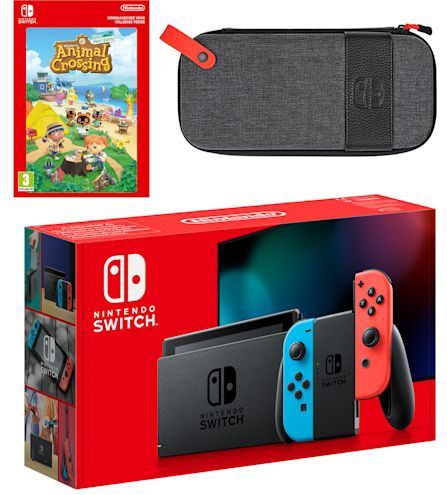 Nintendo Switch (neonblauw/neonrood) Animal Crossing: New Horizons-bundel