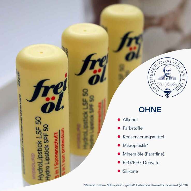 Frei Öl Hydrolipid Hydrolipstick LSF 50, 4.5 g