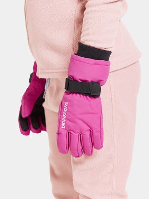 Didriksons Biggles Hansker, Plastic Pink