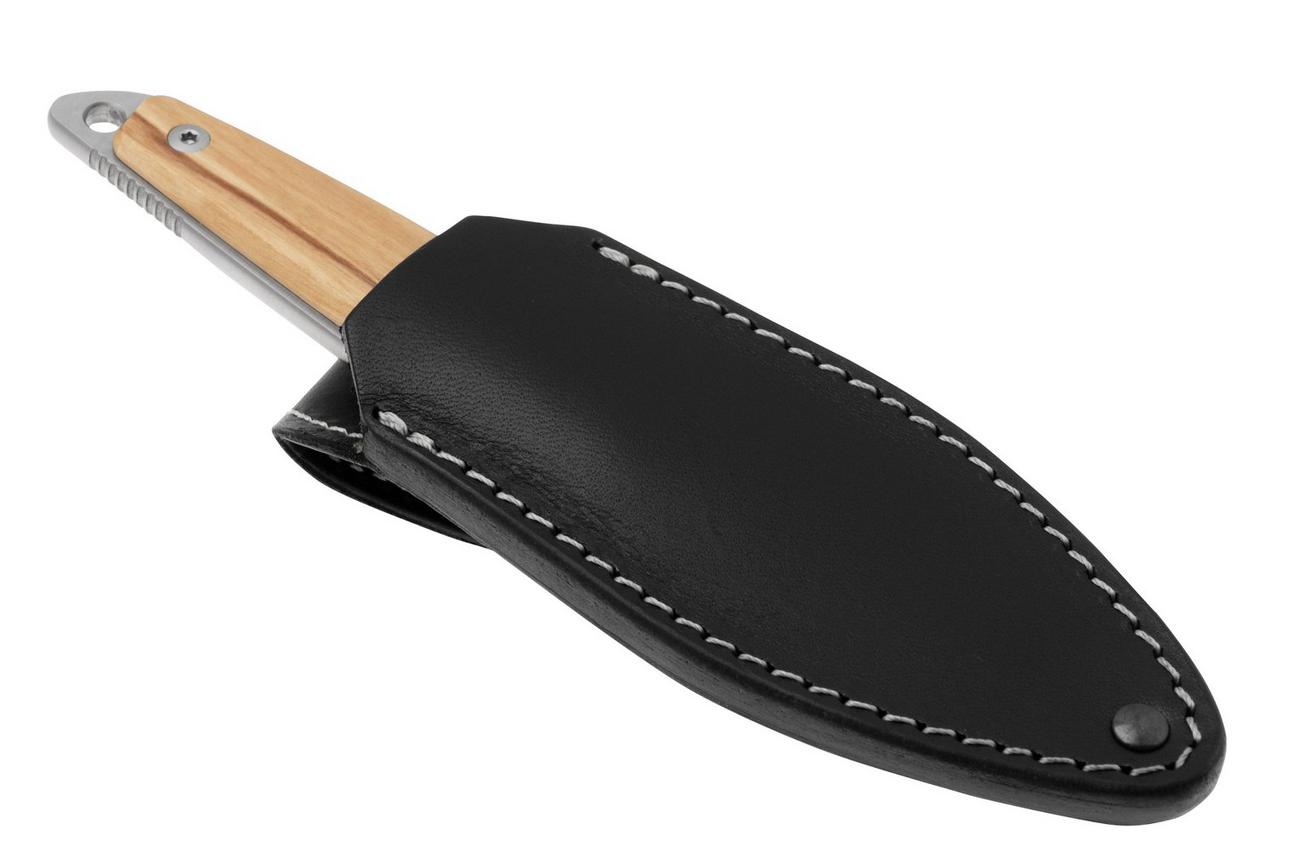 MKM Makro 2 Sheepfoot MK-MA02-O Olive Wood, vaststaand mes, Jesper Voxnaes design